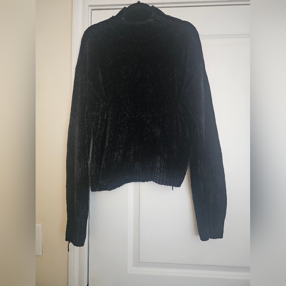 Sanctuary Black Chenille Sweater, Size L